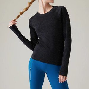 Athleta Brand-New with Tags, Seamless Top - Black, Small